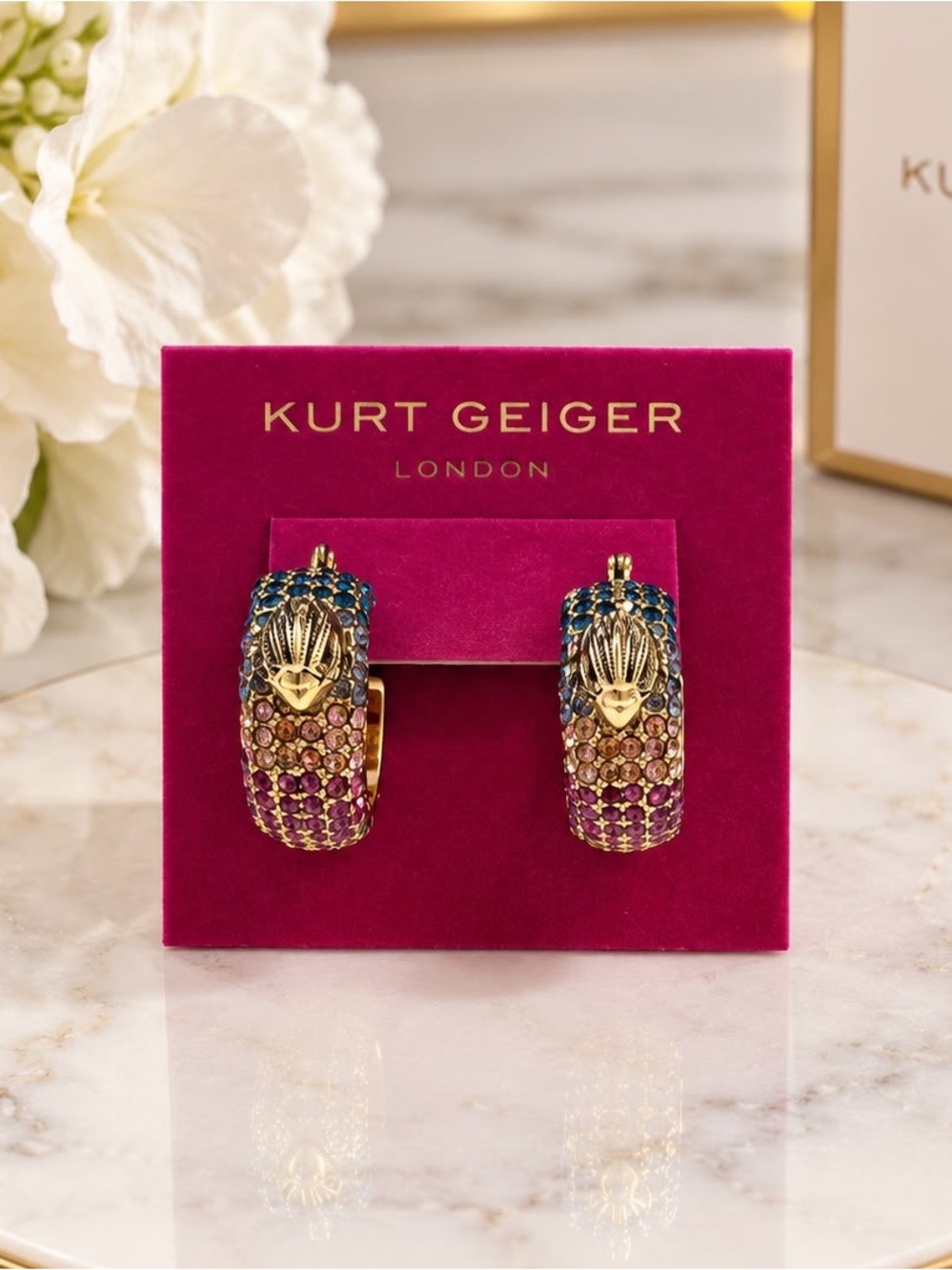 Kurt Geiger Gold-Tone Hoop Earrings